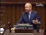 Poseł Jerzy Kozłowski - Wystąpienie z dnia 05 lipca 2016 roku.