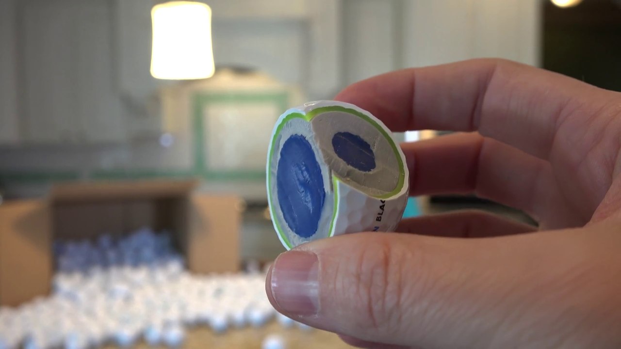 What's inside Golf Balls- "WHAT'S INSIDE" Series