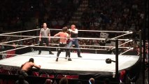 WWE Live Oshawa SethRollins vs AjStyles Vs Dean Ambrose Championship match