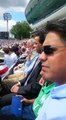 Speaker National Assembly at Lord's Cricket Ground to support the Pakistan Cricket team during day one of the first Test Match between Pakistan vs England