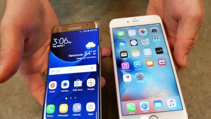 Samsung Galaxy S7 Edge vs iPhone 6S Plus Drop Test!