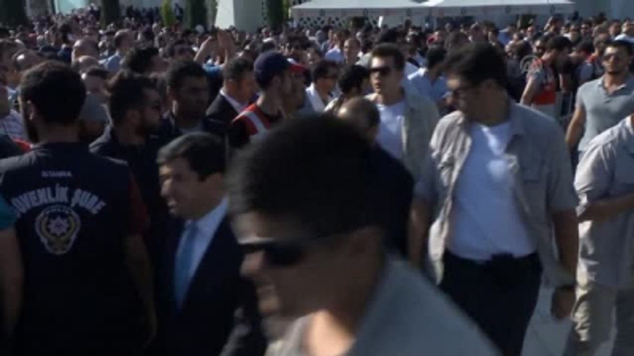 Erol Olçak, Abdullah Tayyip Olçak ve Mustafa Cambaz'ın Cenaze Töreni