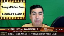 Philadelphia Phillies vs. Washington Nationals Pick Prediction MLB Baseball Odds Preview 6-12-2016