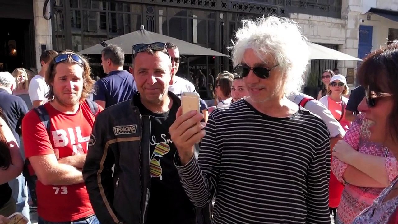 Louis Bertignac avant son concert aux Francofolies