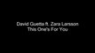 [Nightcore] This one's for you - David Guetta ft. Zara Larsson - Lyrics
