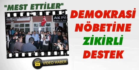 Kars'ta Demokrasi Nöbetine Zikirli Destek/ www.karsguncel.com