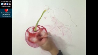 Still Life - Drawing Cherries - Realism time-lapse Art Video