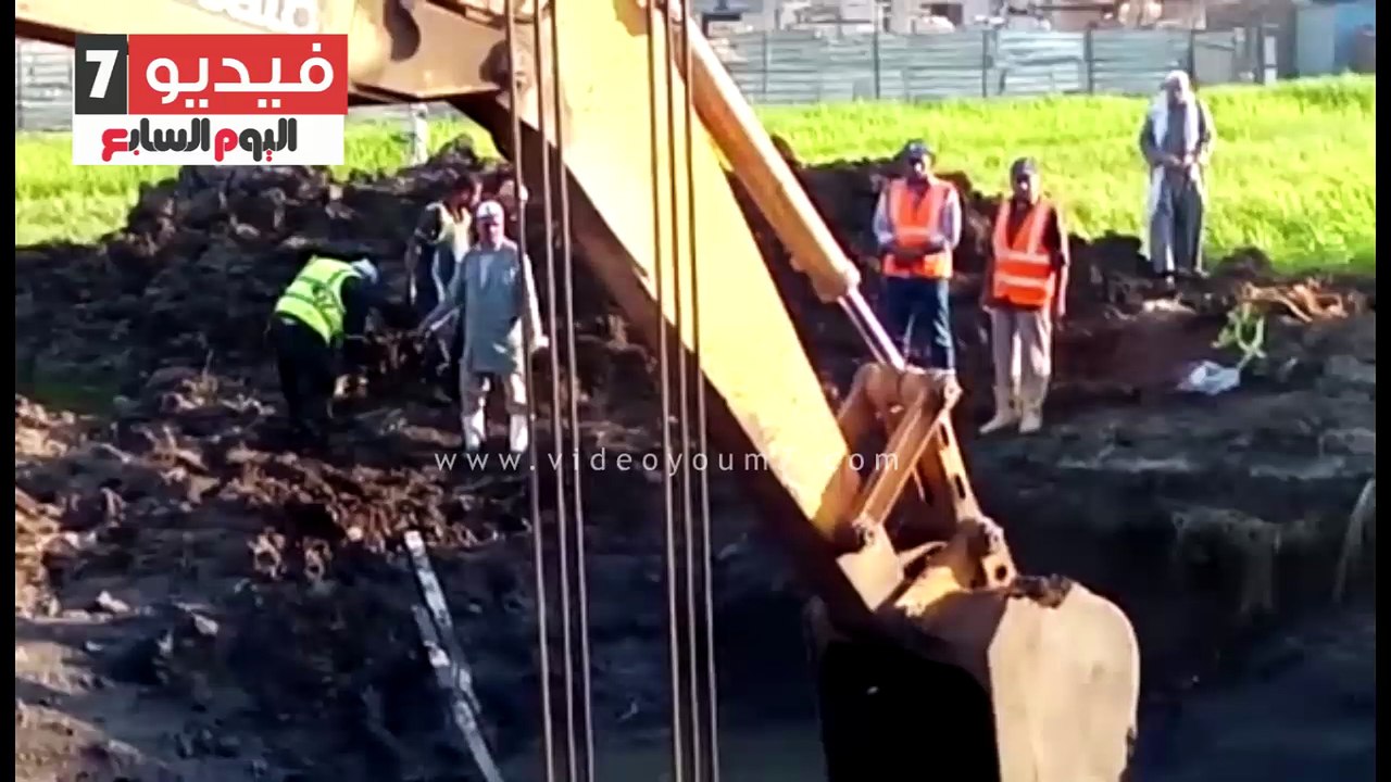فيديو لشركة صرف صحى القاهرة يوضح كيفية إصلاح خط بيجام وعودة المياه