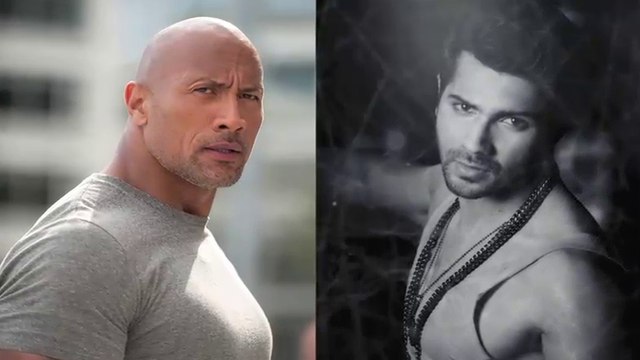 Varun Dhawan During Dishoom Promotion Impersonates Dwayne Johnson The Rock !