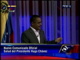 Resumen de cadena Ernesto Villegas y Jorge Arreaza mostrando primeras imágenes de Chávez
