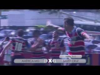 Brasileirão 2016 - América-MG 0 x 3 Santa Cruz