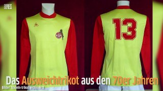 1. FC Köln - Das waren die kuriosesten Trikots.