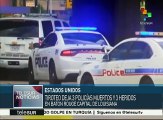 EE.UU.: huyen 2 de los 3 asesinos de policías en Baton Rouge