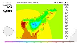 Tenerife Temperature forecast - 2016-07-14
