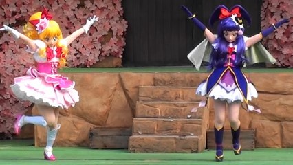 Maho girls precure ending song "CURE UP ↑ RA ♡ magic become PA ☆ PA ~ smile ~"