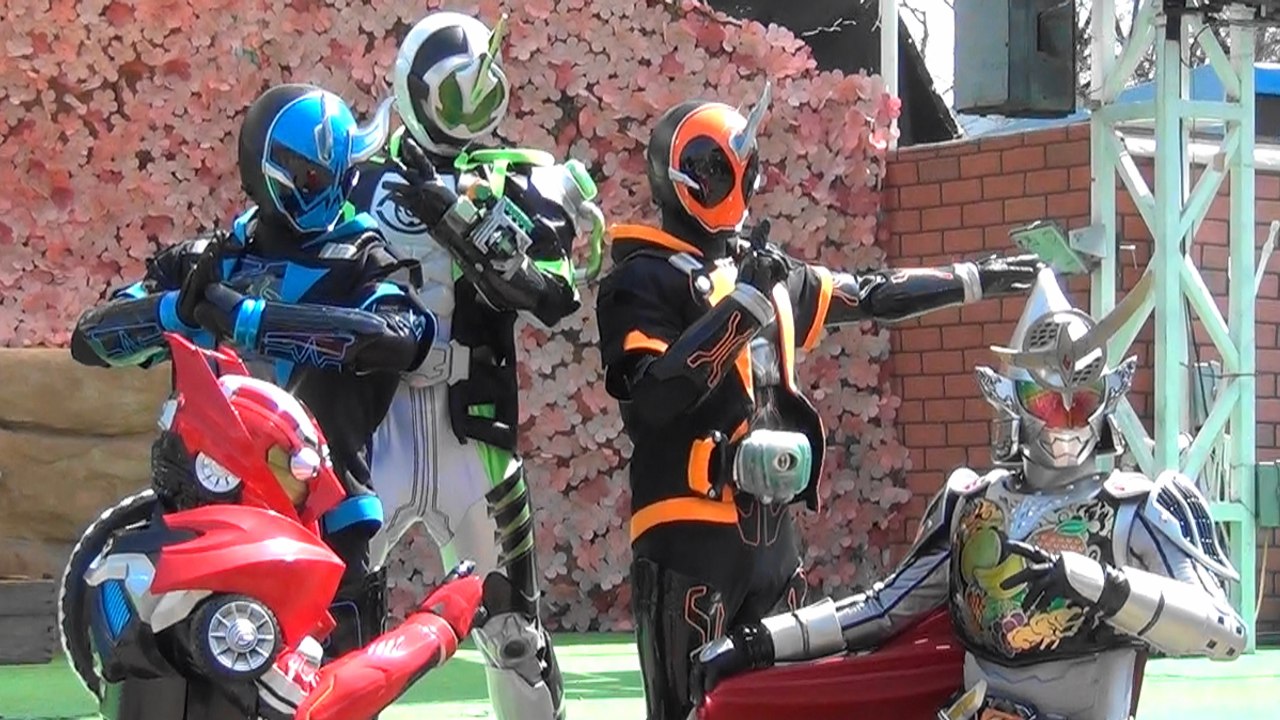 "Photo session" Kamen Rider ghost SP show /Spector/Nekuromu/type tri Delon/Kiwami Arms/appeared!