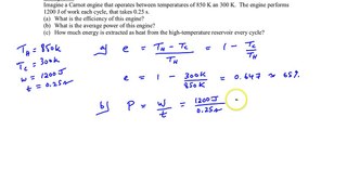 Chapter 15, Example #7  (Carnot engine)