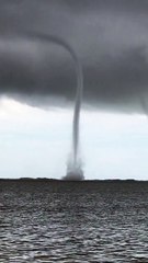 Epic waterspouts wow people in Navarre Beach, Florida.