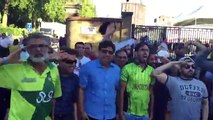 میچ جیتنے کے بعد پاکستانی شائقینوں نے گراؤنڈ سے باہر نکلنے والے گوروں کو اس حرکت سے جلا دیا