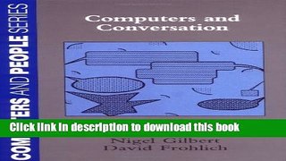 Read Computers and Conversation  Ebook Free