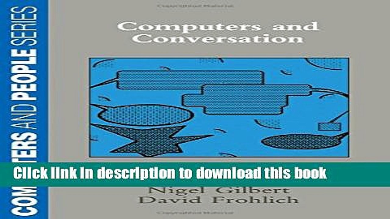 Read Computers and Conversation (Computers and People Series Higher Education Policy Ser. 11;)