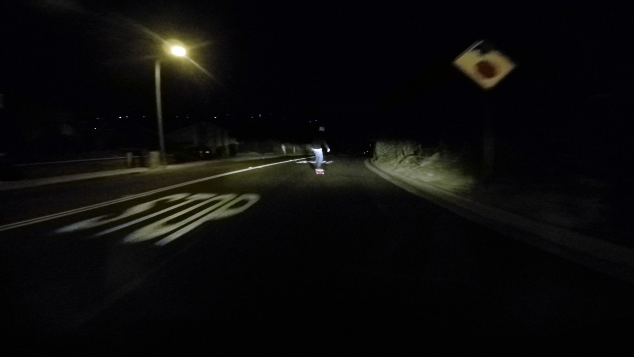 Bad Skateboard Crash in Front of Car