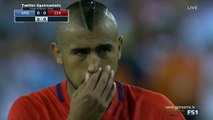 Arturo Vidal Penalty Miss - Argentina vs Chile 0-0 (Copa America) 2016