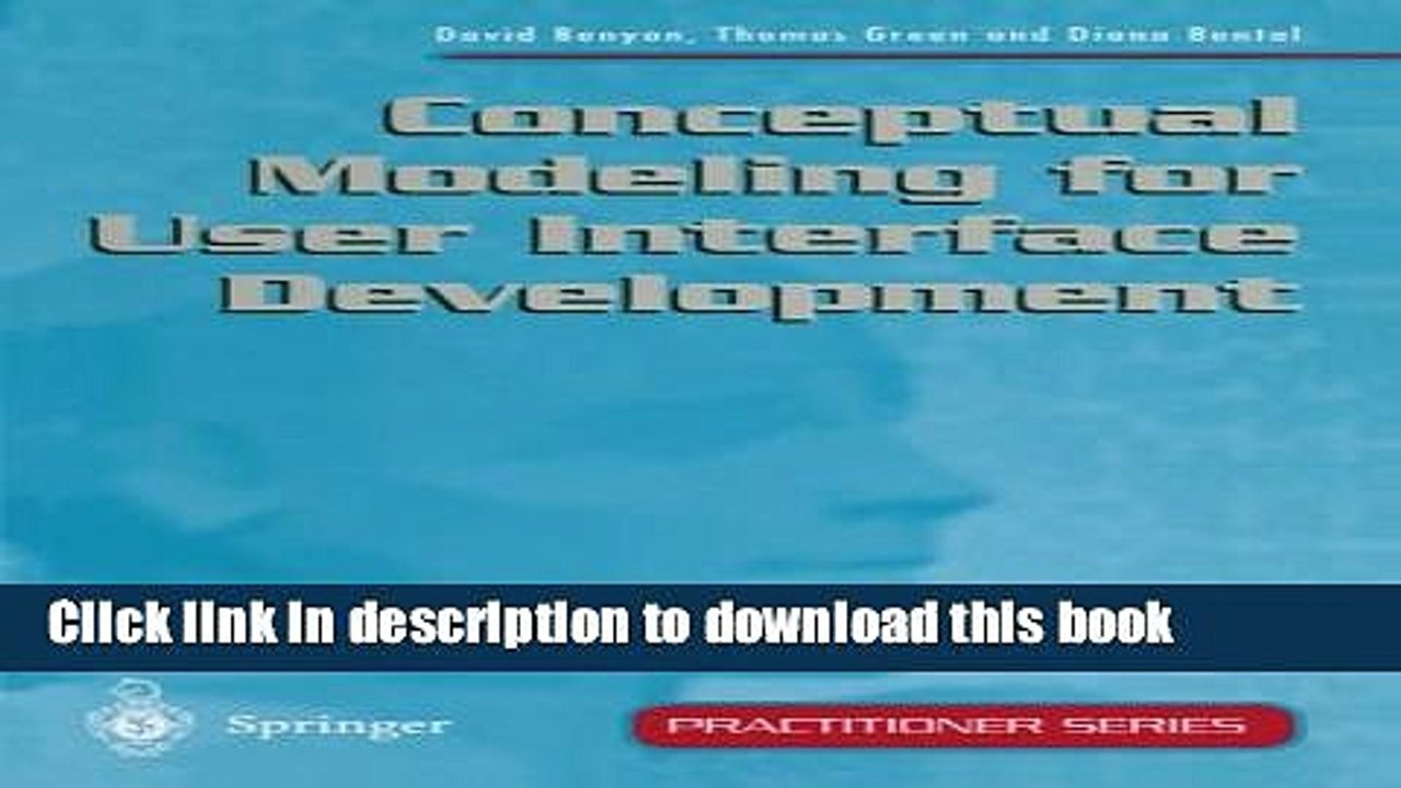 Read Conceptual Modeling for User Interface Development (Practitioner Series)  Ebook Free