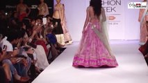 Nargis Fakhri walks for Anushree Reddy at LFW sexy
