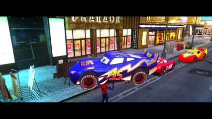 Disney Cars Pixar Spiderman Nursery Rhymes & Lightning McQueen Colors (Children Songs with Action)