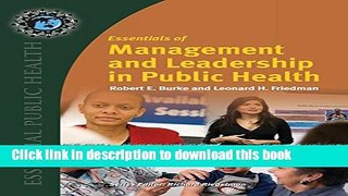 Read Essentials Of Management And Leadership In Public Health  Ebook Online