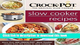 Download Crock-PotÂ® The Original Slow Cooker 5 Ring Binder  Ebook Free