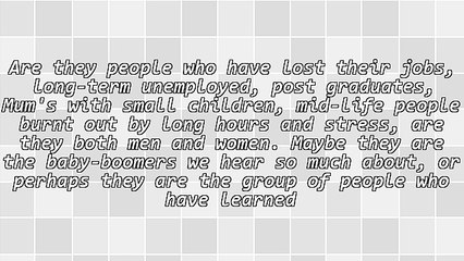 Who Are the People Who Want to Work at Home?