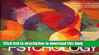 Read Introduction to Psychology  Ebook Free