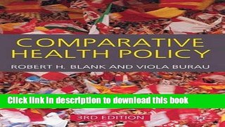 Download Comparative Health Policy  PDF Online