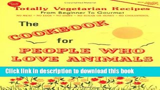 Download The Cookbook for People Who Love Animals  Ebook Online
