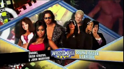 Laycool vs Snookie and Trish Stratus Raw 3/28/11