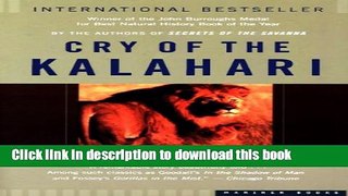 Download Cry of the Kalahari Free Books