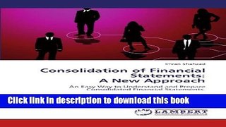 [PDF] Consolidation of Financial Statements:  A New Approach: An Easy Way to Understand and