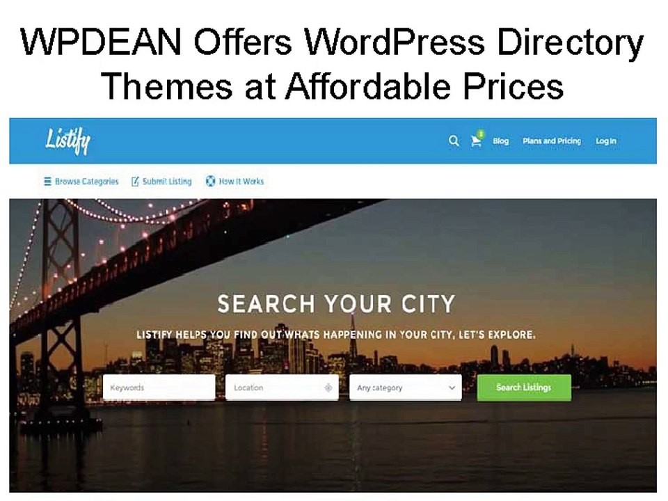 WPDEAN Offers WordPress Directory Themes at Affordable Prices