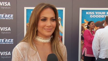 A Stunning Jennifer Lopez Talks About Being A Mom At 'Ice Age' Special Screening