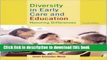 Read Diversity in Early Care and Education Programs: Honoring Differences  Ebook Free