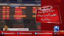 Islamabad Airport, 17 passengers off load including 3 Afghans