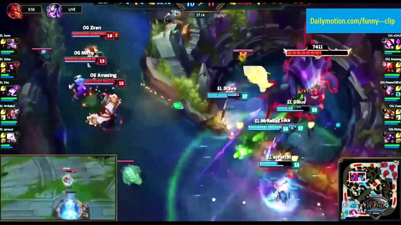 Epic Funny, Fail, OutPlay and Pentakill Compilation #1 - [NA LCS - Spring 2016]   League of Legends