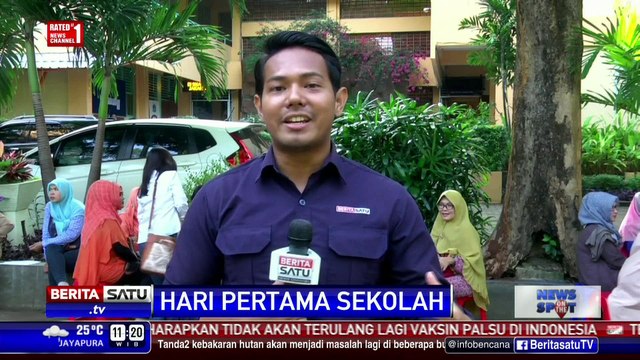 Suasana Hari Pertama Masuk Sekolah di SMAN 6 dan SMAN 70 Jaksel