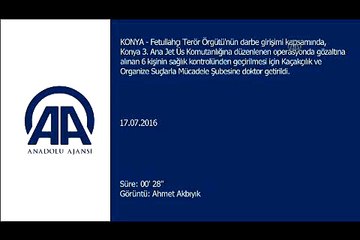 Zanlıların sağlık kontrolü için doktor getirildi