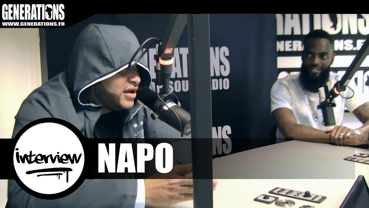 Napo - Interview (Live des studios de Generations)