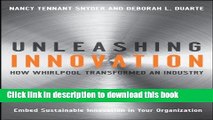 Read Unleashing Innovation: How Whirlpool Transformed an Industry Ebook Free
