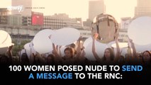 100 femmes nues à Cleveland, à quelques pas du show Trump
