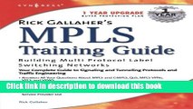 Read Rick Gallaher s MPLS Training Guide: Building Multi Protocol Label Switching Networks  Ebook